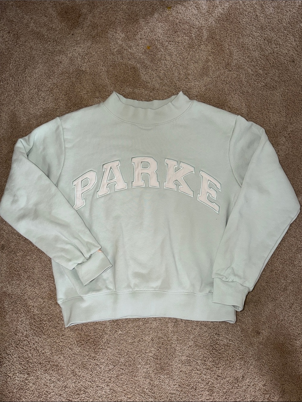 Parker Mint Green Crewneck Sweatshirt BRIDAL COLLECTION